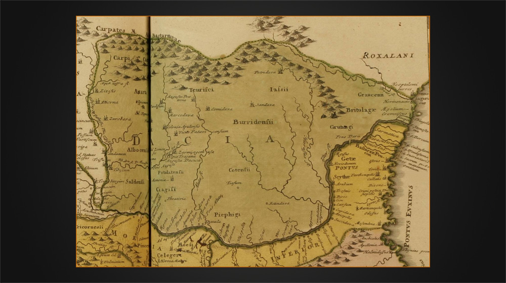 Harta Dacia 1720