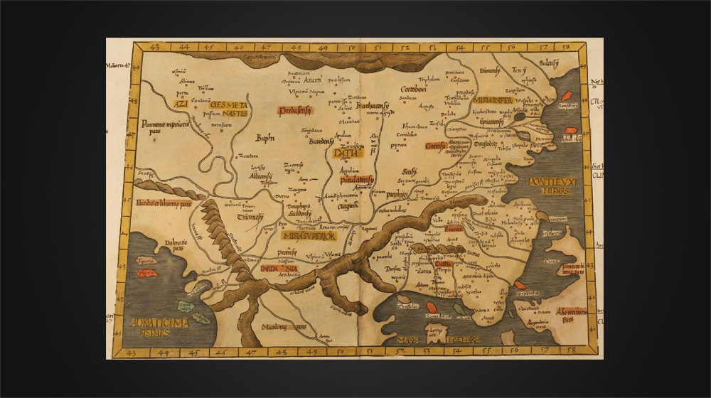 Harta Dacia 1522
