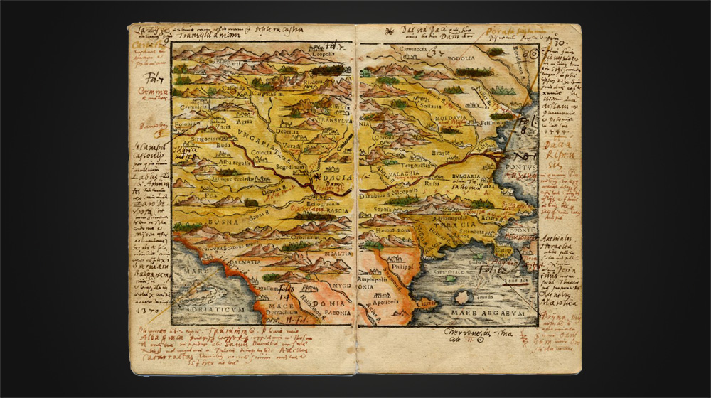 Harta Dacia 1542